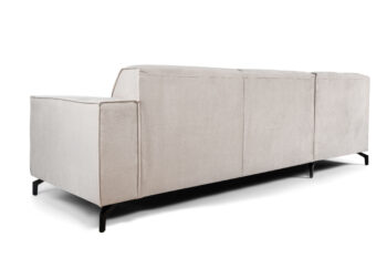 Hoekbank Kai achterkant velvet wit