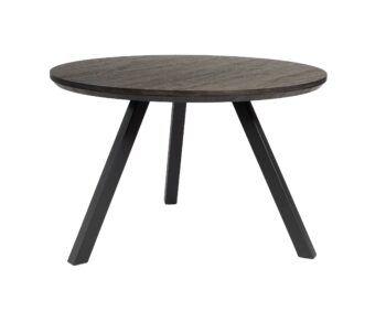 Eettafel Zwart Rond met MDF blad betalen per maand