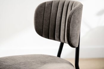 Eetkamerstoel Quinn Leasen  Detailfoto Rugleuning